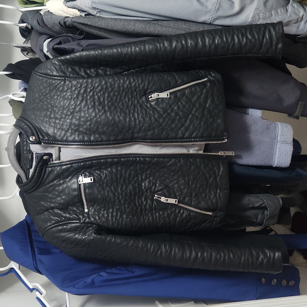 Gap faux leather jacket
